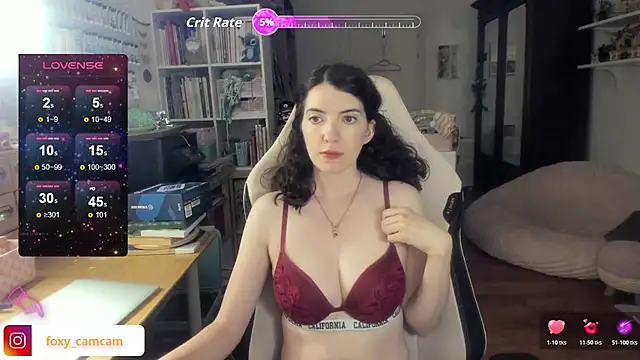 Foxy c online show from June 12, 8:30 pm