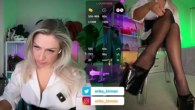 Erika Kirman online show from October 7, 10:23 am