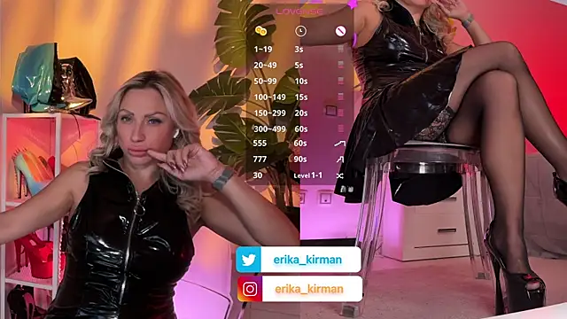 Snapshot of Erika_Kirman chatting on June 13, 2:26 pm Erika Kirman online show from June 13, 2:26 pm