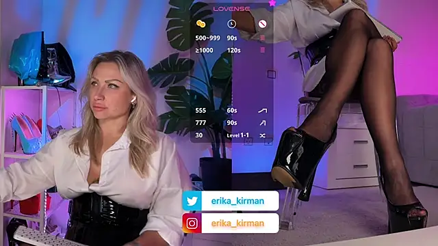 Snapshot of Erika_Kirman chatting on June 16, 10:07 am Erika Kirman online show from June 16, 10:07 am
