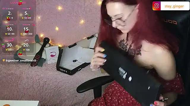 Ginger Stay online show from March 8, 10:11 am