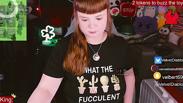 VelvetDiablo online show from February 26, 1:04 am