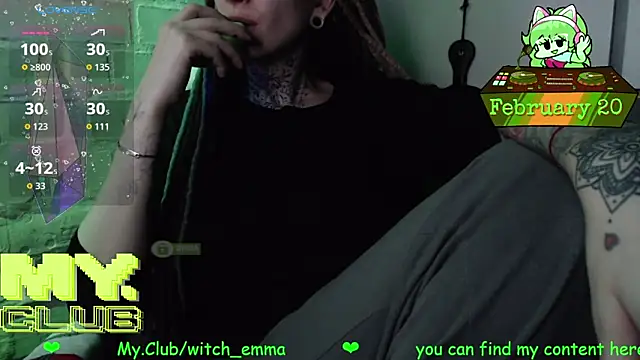 Witch Emma online show from February 20, 7:21 am