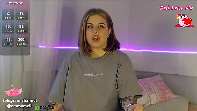 Snapshot of Emma_meii chatting on February 12, 11:18 am Emma meii online show from February 12, 11:18 am