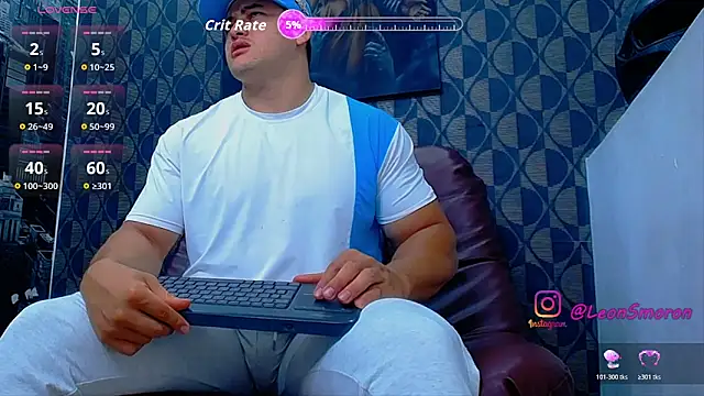 Snapshot of Leonsmoron chatting on June 20, 6:16 am Leonsmoron online show from June 20, 6:16 am