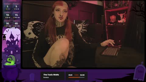 Snapshot of 666deathgasm chatting on December 27, 8:07 pm Juune online show from December 27, 8:07 pm