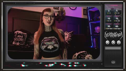 Snapshot of 666deathgasm chatting on February 8, 7:27 pm Juune online show from February 8, 7:27 pm