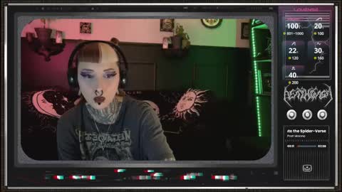 Snapshot of 666deathgasm chatting on February 18, 7:09 pm Juune online show from February 18, 7:09 pm