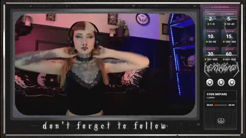 Snapshot of 666deathgasm chatting on February 19, 7:27 pm Juune online show from February 19, 7:27 pm