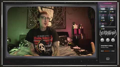 Snapshot of 666deathgasm chatting on March 1, 10:21 pm Juune online show from March 1, 10:21 pm