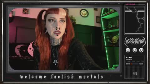 Snapshot of 666deathgasm chatting on March 7, 8:33 pm Juune online show from March 7, 8:33 pm