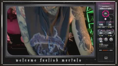 Snapshot of 666deathgasm chatting on March 11, 8:20 pm Juune online show from March 11, 8:20 pm