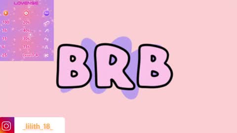 Snapshot of _lilith_18_ chatting on February 11, 9:42 am Lili online show from February 11, 9:42 am