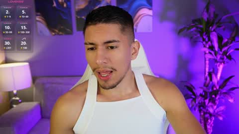 Snapshot of aaronfox_ chatting on January 3, 2:54 am AARON online show from January 3, 2:54 am