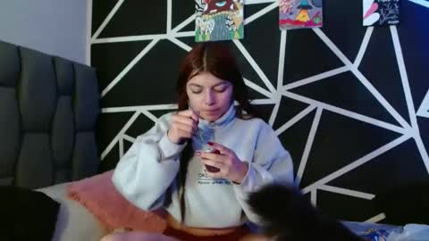 Snapshot of abby_and_chriss18 chatting on October 1, 3:01 am Abby y Crhiss online show from October 1, 3:01 am