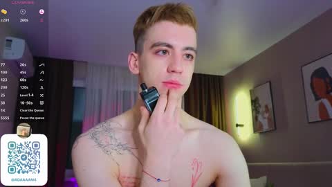 Snapshot of adampolerno chatting on January 8, 12:17 am Hi Im Adam Glad to see u here 3 And its my first day online show from January 8, 12:17 am