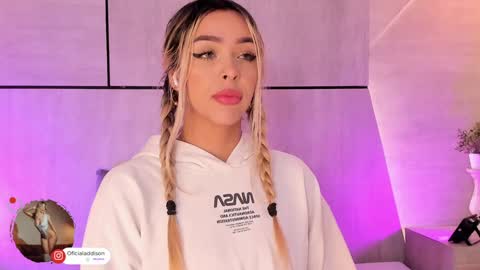 Snapshot of addison_baker chatting on December 30, 7:53 pm A D D I S O N online show from December 30, 7:53 pm