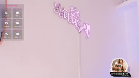 Snapshot of addison_baker chatting on February 10, 10:19 pm A D D I S O N online show from February 10, 10:19 pm