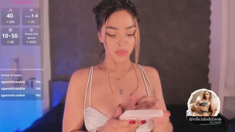 Snapshot of addison_baker chatting on February 25, 11:00 pm A D D I S O N online show from February 25, 11:00 pm