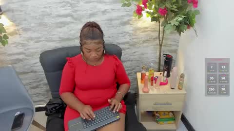 Snapshot of afrodita_de_amor chatting on October 10, 12:04 pm Vr. online show from October 10, 12:04 pm