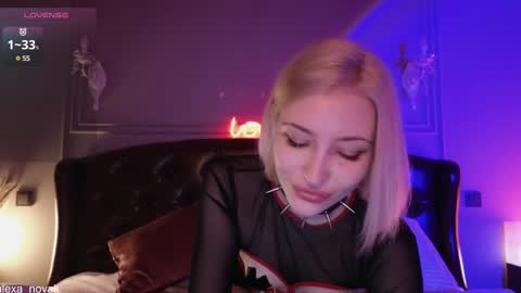 Snapshot of alexa_novak chatting on February 9, 1:55 am Alexa online show from February 9, 1:55 am