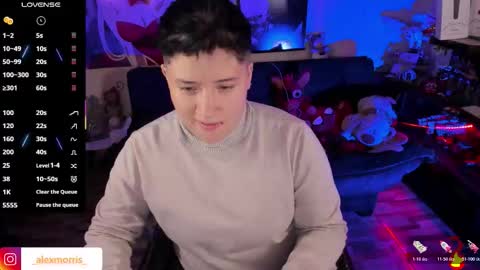 Snapshot of alexxxmorris chatting on December 4, 6:01 am ALEXXX MORRIS online show from December 4, 6:01 am