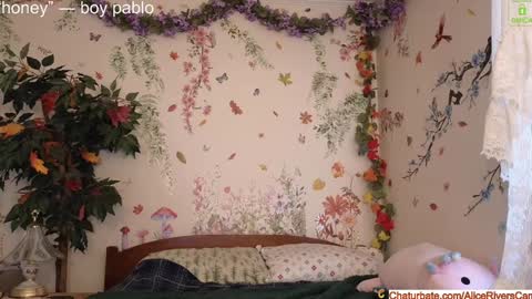 Snapshot of aliceriverscam chatting on January 4, 7:44 pm Alice Rivers ---- Enter my public Discord- online show from January 4, 7:44 pm