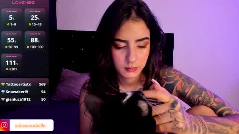 Snapshot of alicewoodville chatting on December 26, 1:18 am Alice online show from December 26, 1:18 am