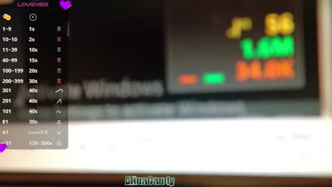 Snapshot of alinacandy chatting on November 3, 7:37 pm Alina online show from November 3, 7:37 pm