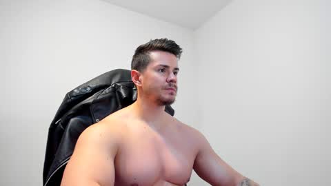 Snapshot of alphagodleatherking92 chatting on January 7, 6:59 am LeatherMaster online show from January 7, 6:59 am