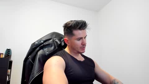 Snapshot of alphagodleatherking92 chatting on January 8, 12:58 pm LeatherMaster online show from January 8, 12:58 pm