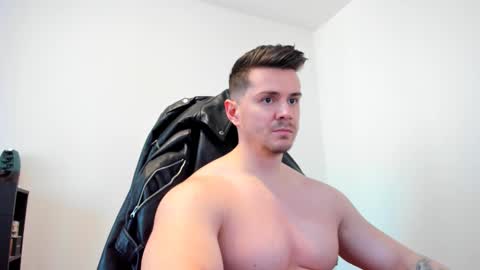 Snapshot of alphagodleatherking92 chatting on February 11, 1:30 pm LeatherMaster online show from February 11, 1:30 pm