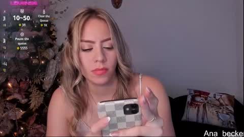Snapshot of ana_becker1 chatting on December 30, 8:58 pm Ana online show from December 30, 8:58 pm