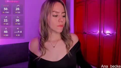 Snapshot of ana_becker1 chatting on February 5, 9:36 am Ana online show from February 5, 9:36 am