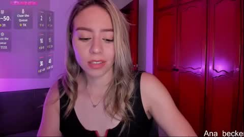 Snapshot of ana_becker1 chatting on February 7, 3:45 am Ana online show from February 7, 3:45 am