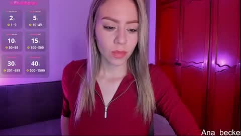 Snapshot of ana_becker1 chatting on February 9, 3:53 am Ana online show from February 9, 3:53 am