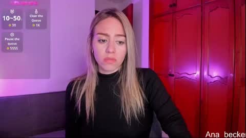 Snapshot of ana_becker1 chatting on February 12, 7:13 am Ana online show from February 12, 7:13 am