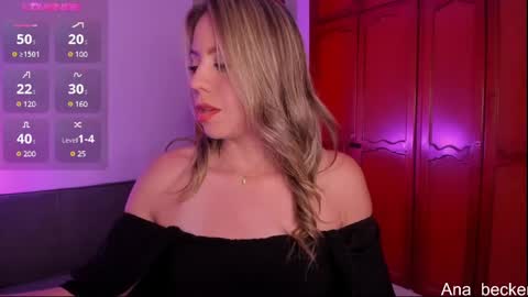 Snapshot of ana_becker1 chatting on February 24, 3:44 am Ana online show from February 24, 3:44 am