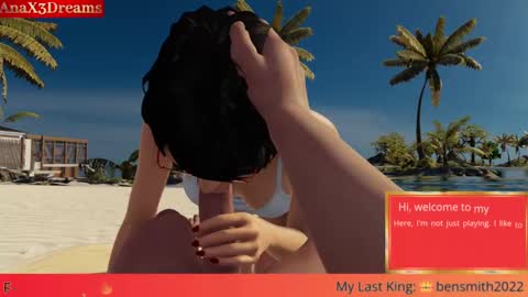 Snapshot of anax3dreams chatting on February 12, 7:45 pm AnaX3Dreams online show from February 12, 7:45 pm