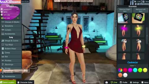 Snapshot of anax3dreams chatting on February 20, 2:46 pm AnaX3Dreams online show from February 20, 2:46 pm