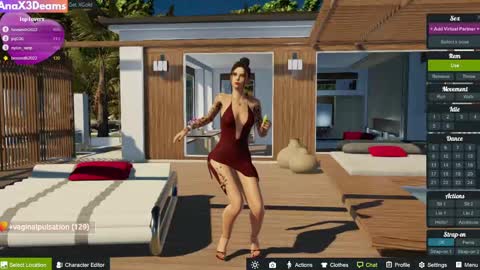 Snapshot of anax3dreams chatting on February 26, 2:36 pm AnaX3Dreams online show from February 26, 2:36 pm