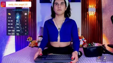 Snapshot of andy_angel1 chatting on December 5, 1:17 pm andy angel online show from December 5, 1:17 pm