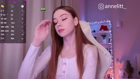 Snapshot of annelitt chatting on January 5, 6:45 pm annelitt online show from January 5, 6:45 pm