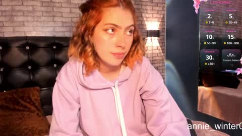 Snapshot of annie_winter1 chatting on January 30, 11:13 pm Annie online show from January 30, 11:13 pm