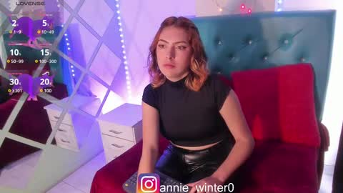 Snapshot of annie_winter1 chatting on February 20, 7:30 pm Annie online show from February 20, 7:30 pm