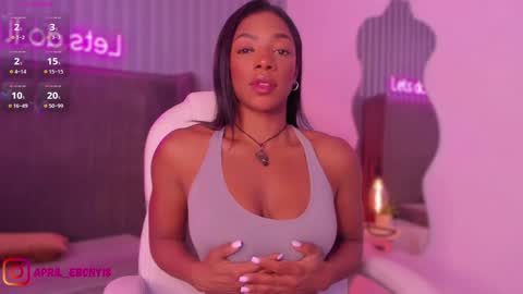 Snapshot of april_ebony18_ chatting on January 21, 10:41 am April online show from January 21, 10:41 am