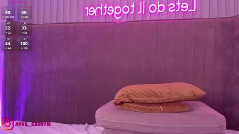 Snapshot of april_ebony18_ chatting on February 3, 1:40 pm April online show from February 3, 1:40 pm