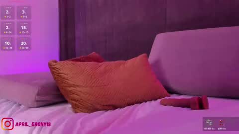 Snapshot of april_ebony18_ chatting on February 22, 1:57 pm April online show from February 22, 1:57 pm