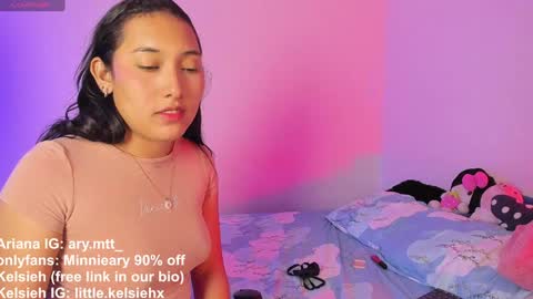 Snapshot of ary_and_kel chatting on December 3, 2:14 am Ariana and Kelsieh online show from December 3, 2:14 am