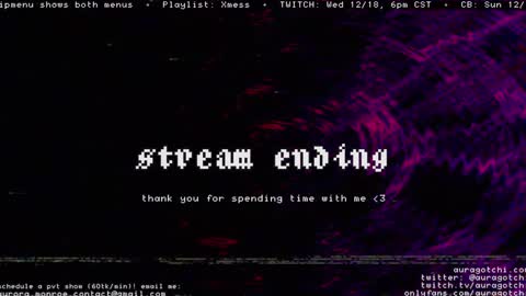 Aurora  Aura online show from December 15, 5:02 am